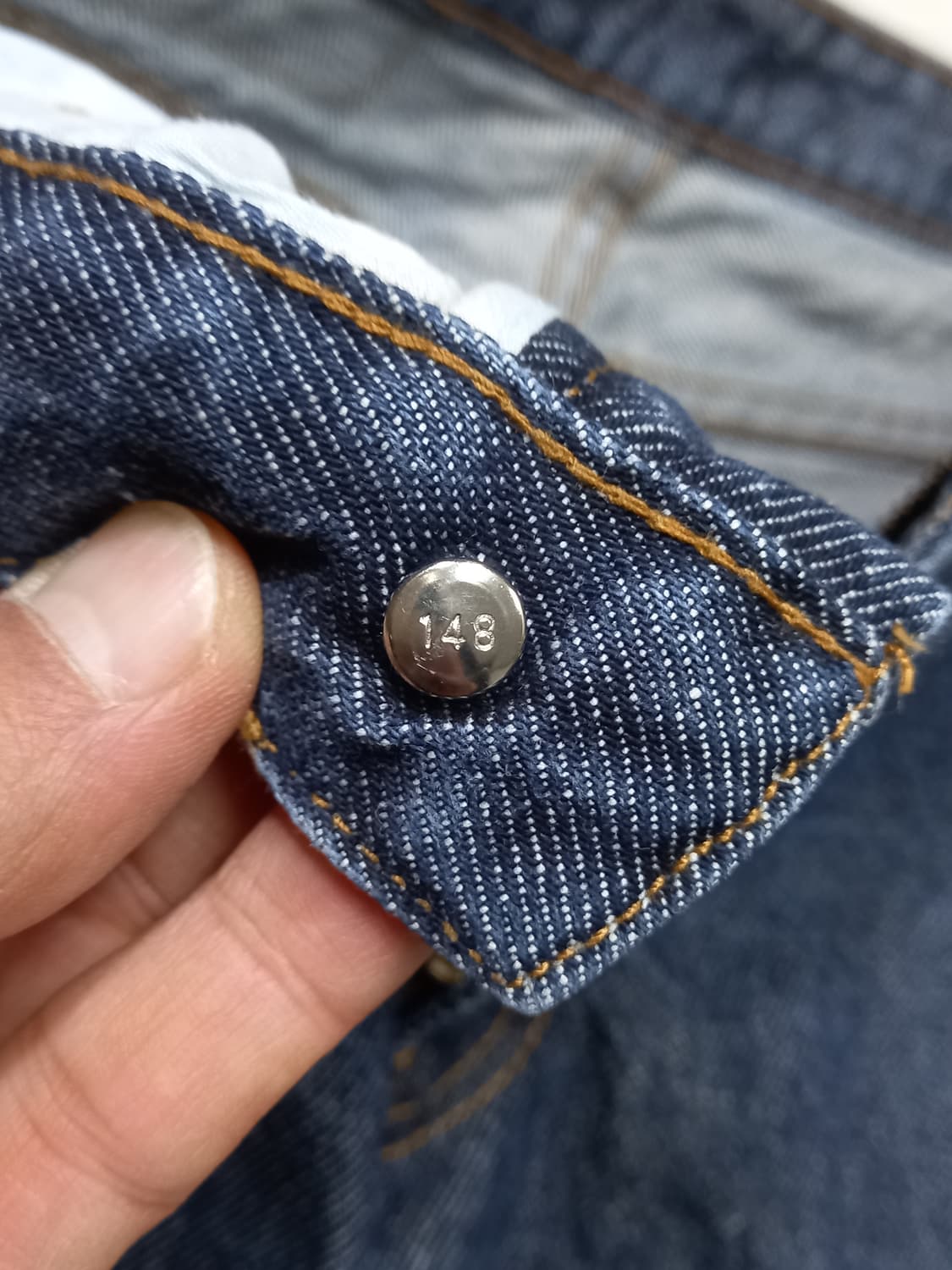 26 90's 리바이스512-0301 생지 일자진 진청 26-611 상품이미지8