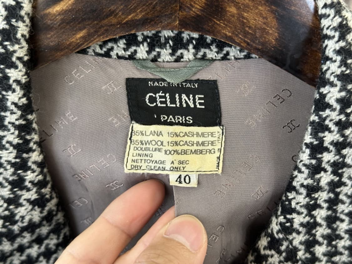 70'S OLD CELINE 더블 브레스티드 재킷 (M~L) 상품이미지8