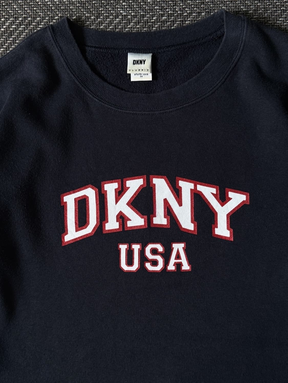 90s USA DKNY 스펠아웃 빈티지 스웻셔츠 (105) 상품이미지2