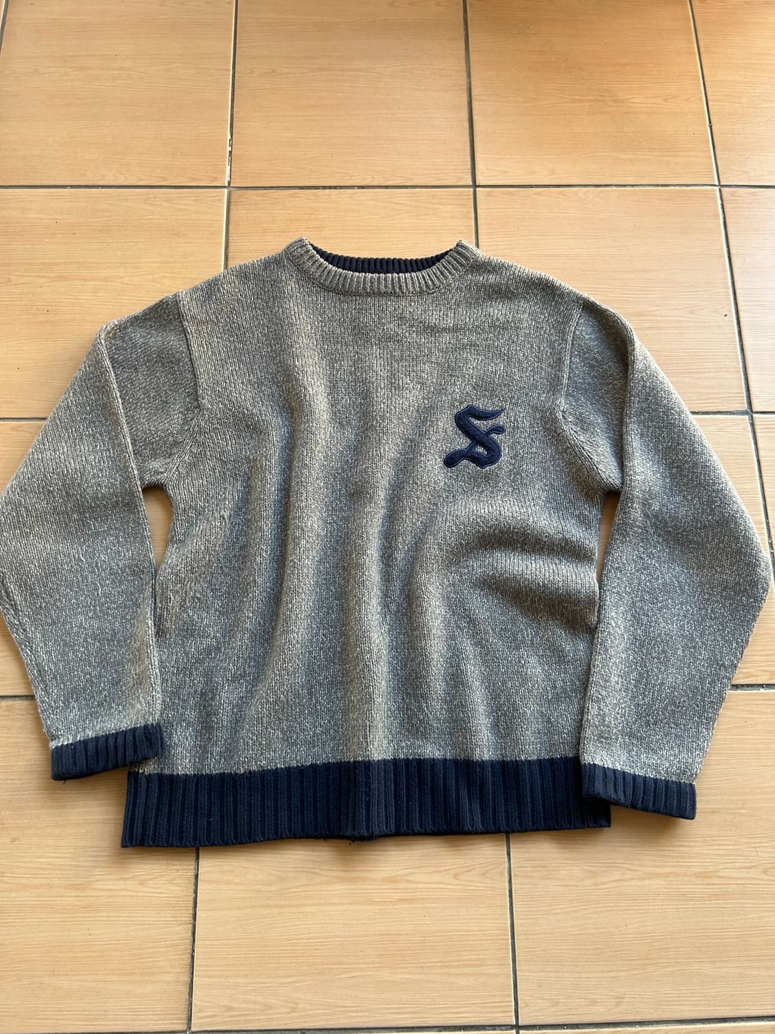 90‘s Stussy 스투시 S니트 상품이미지3