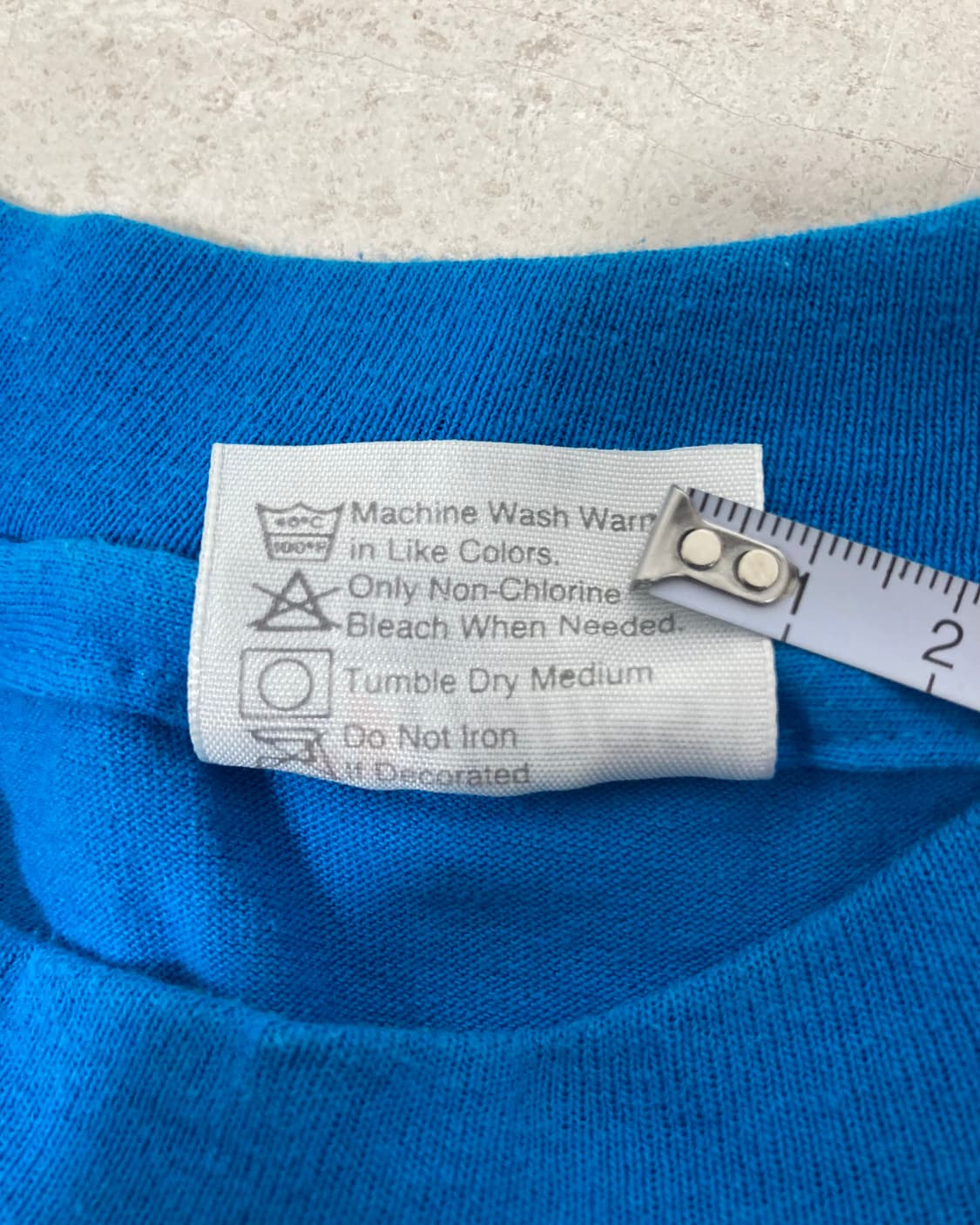 90s Single Stitched Tee (steel blue) 상품이미지4