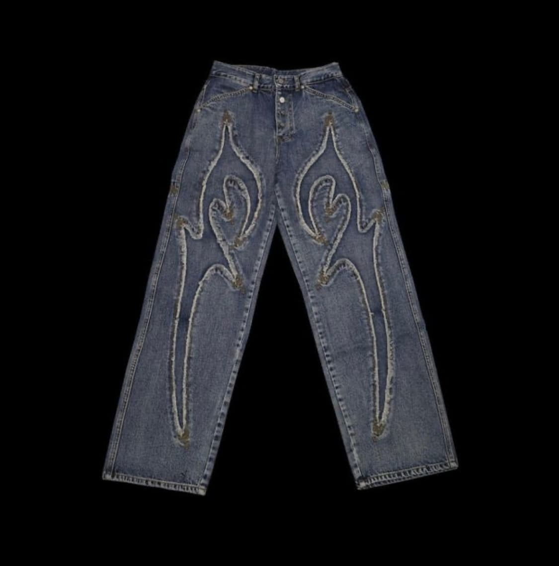 떠그클럽 데님 트라이벌 팬츠 2사이즈 상품이미지1