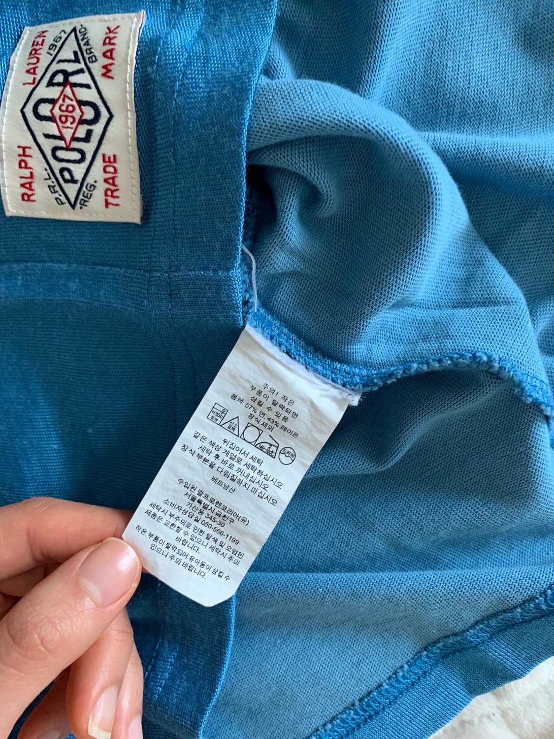 폴로랄프로렌 아이유 블루밍 반팔티 상품이미지5