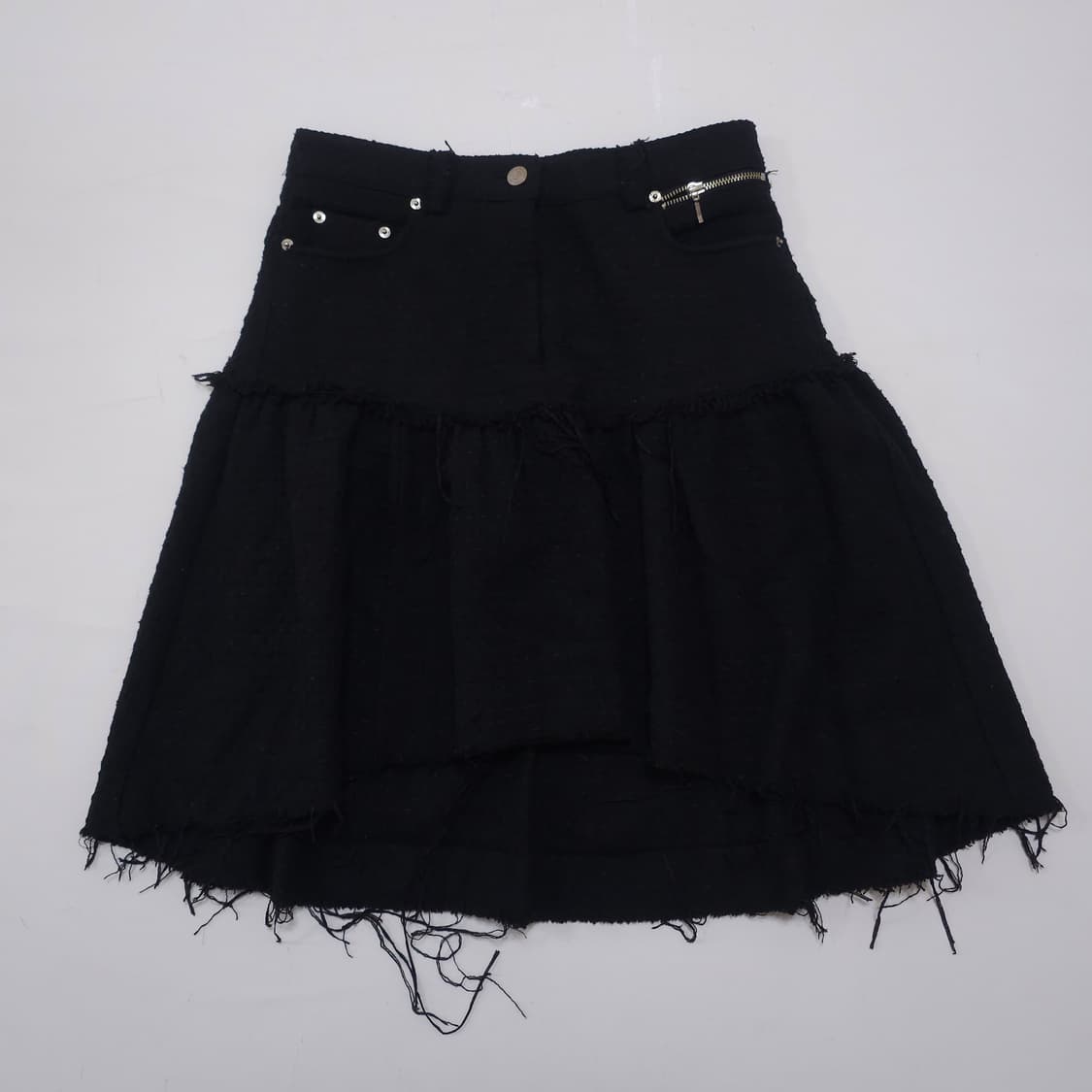 Cerric 언발란스 트위드 스커트 상품이미지2