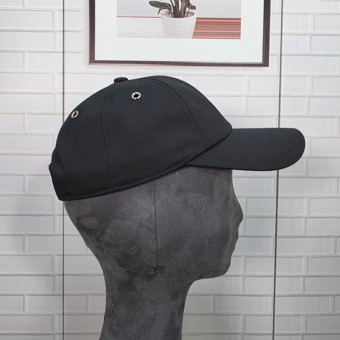 22SS 아미 스몰 하트 로고 베이스볼 캡 스냅백 캡 볼캡 블랙 새상품급 상품이미지5