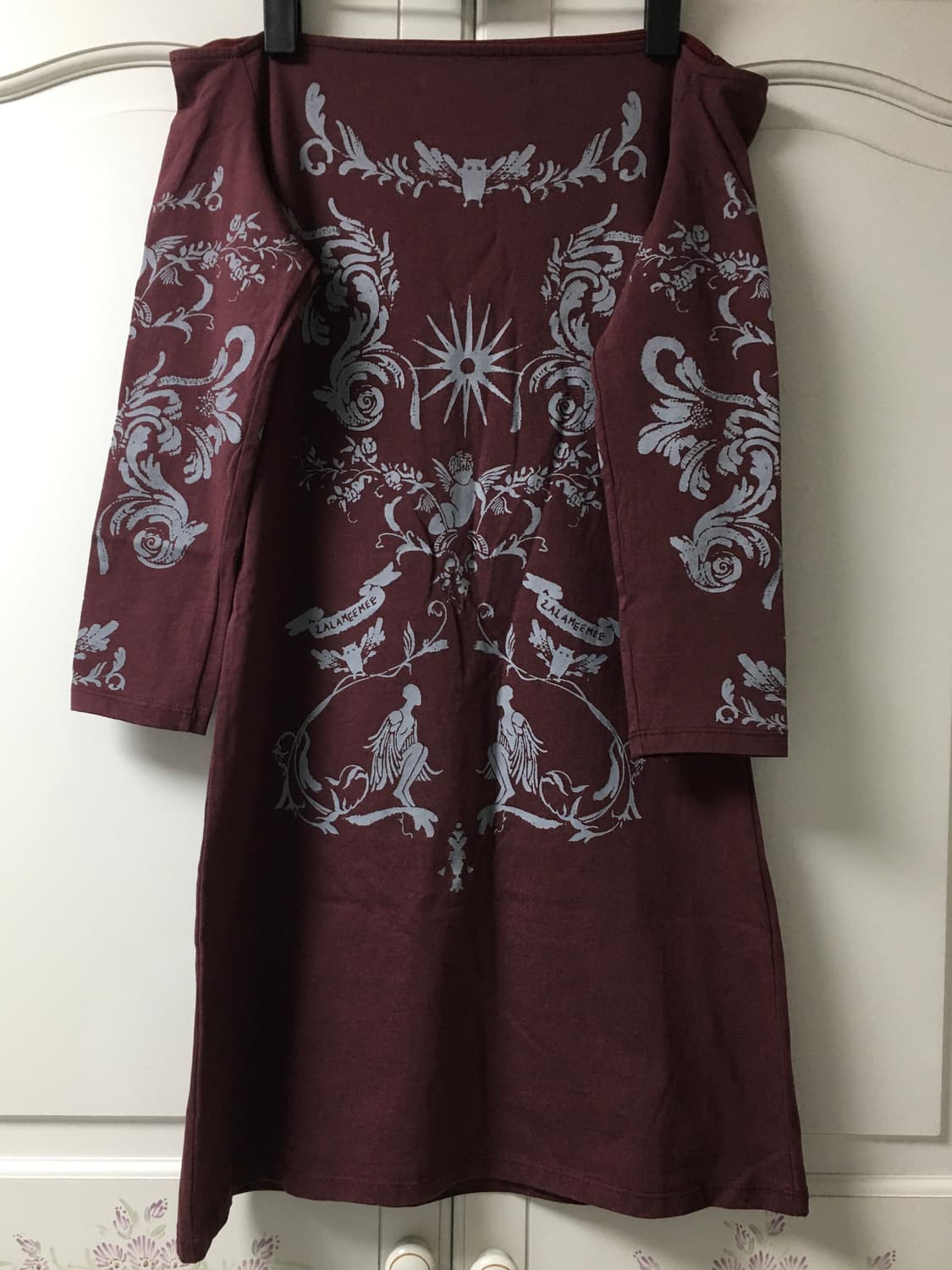 lalameemee Orbit dress (Burgundy) 상품이미지3