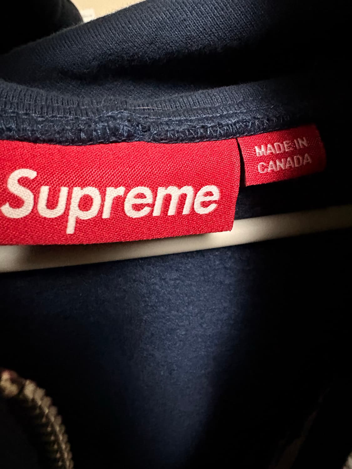 슈프림 컬리지에이트 아플리케 후드집업 m 상품이미지4