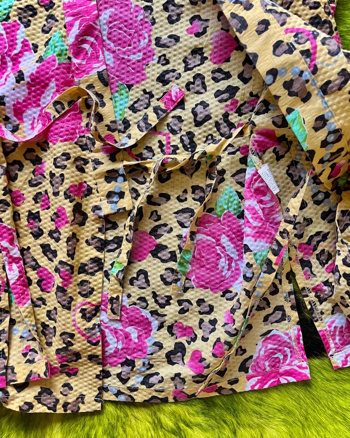 90-00s RUBY Japan Leopard Kimono Top 상품이미지8