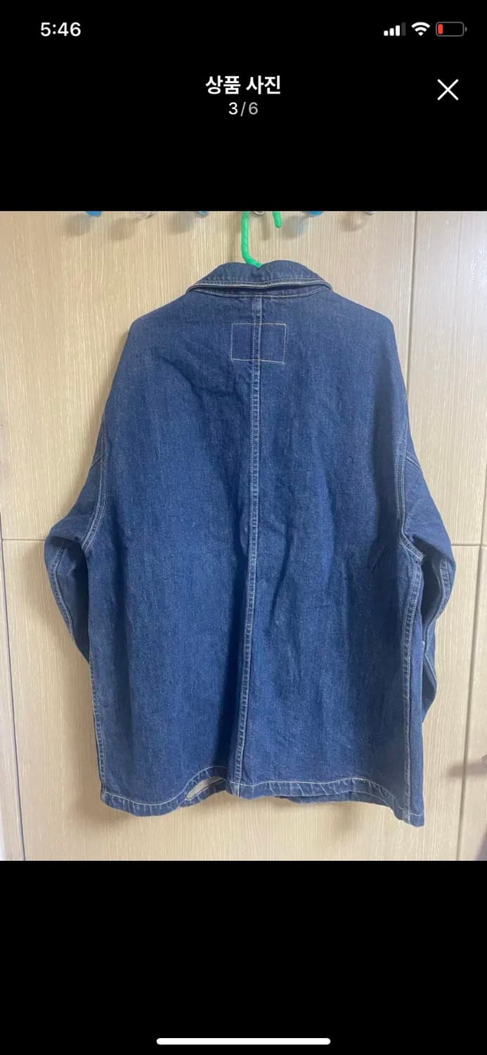 [UNIQLO] 빈티지 유니클로 데님 커버올 M사이즈 상품이미지3