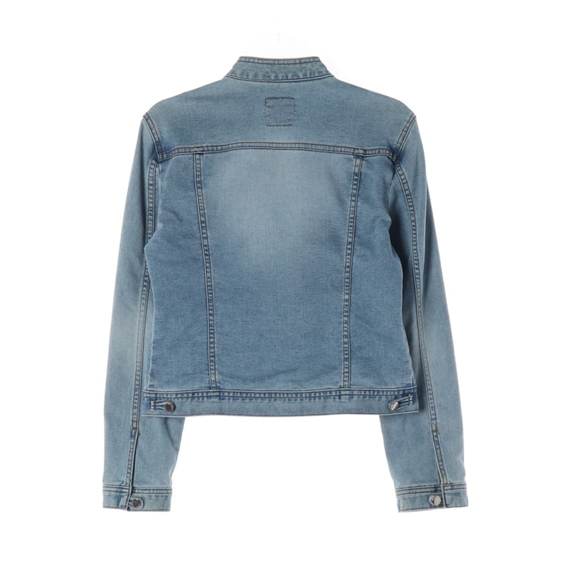 earth.up 차이나카라 워싱 집업 데님 자켓 상품이미지2