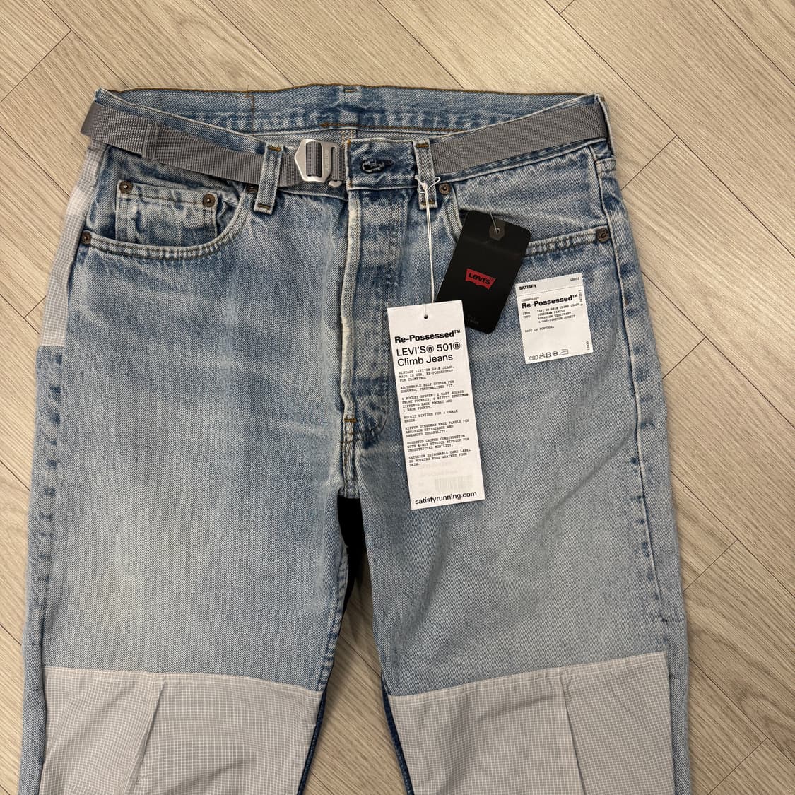 [32] 새티스파이x리바이스 501 클라임 진 데님 새상품 상품이미지2