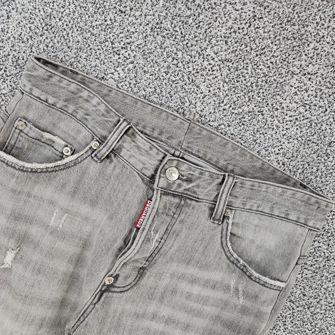 [32] 디스퀘어드2 데미지 그레이 진 청바지 1106JM1 상품이미지2