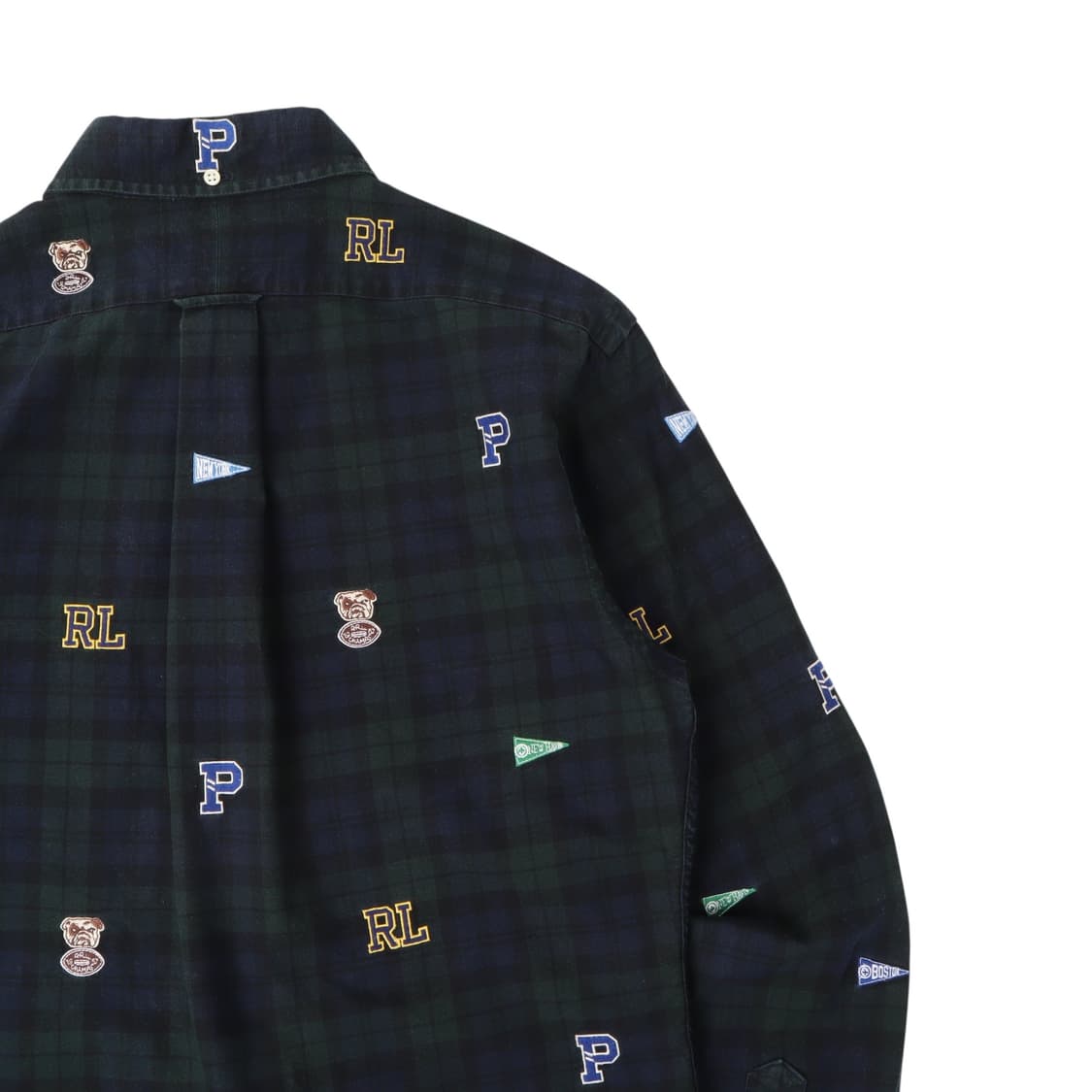 폴로 랄프로렌 플래그 블랙와치 타탄체크 셔츠 상품이미지6