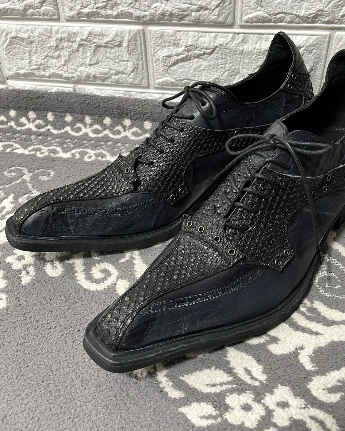 Boredom 00’s Python Leather Boots 상품이미지2