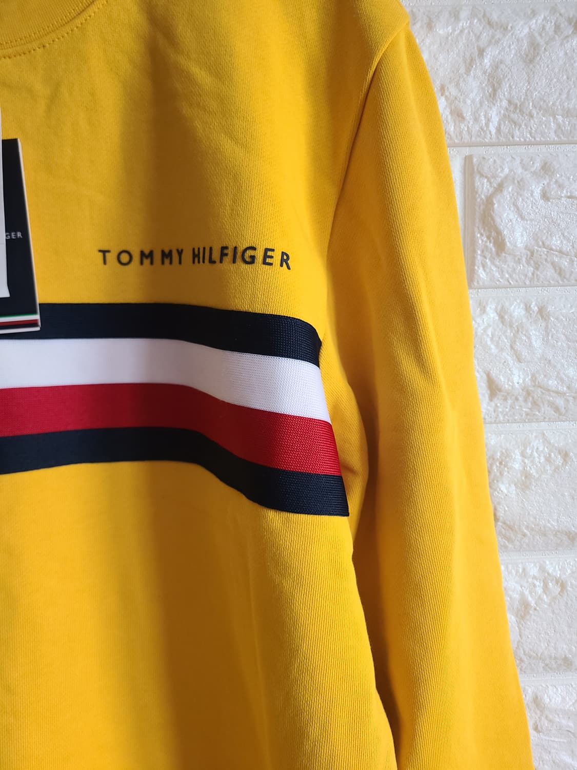 타미힐피거 맨투맨 노란색 L 상품이미지4