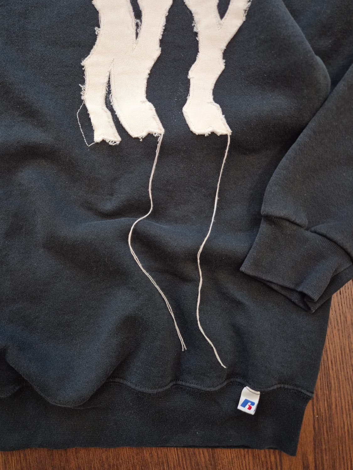 RUSSELL NY Appliquer Sweat(Black) 상품이미지5