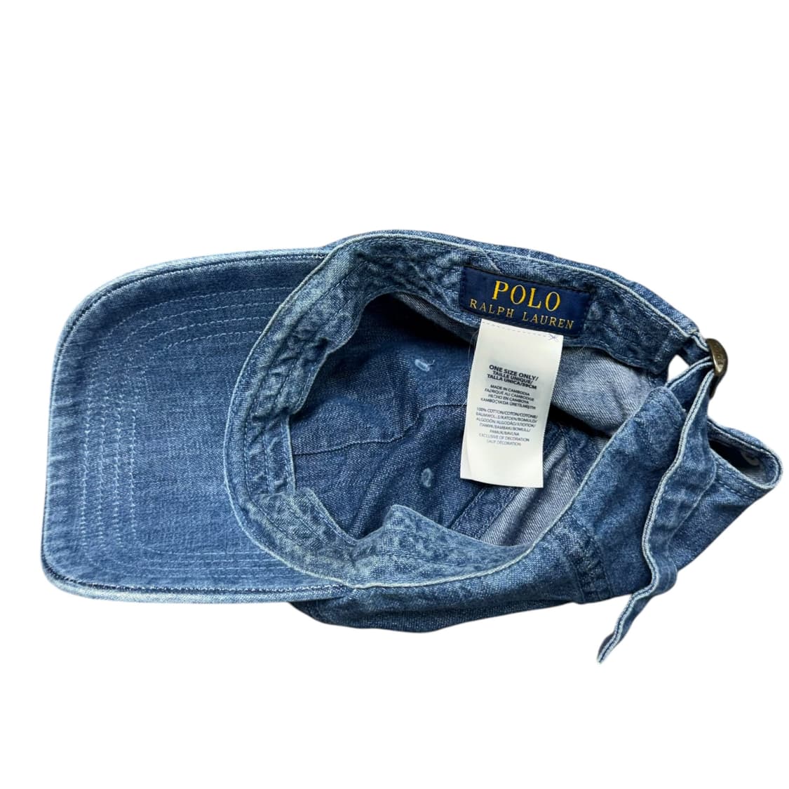 (OS) 폴로 랄프로렌 데님 볼캡 상품이미지4
