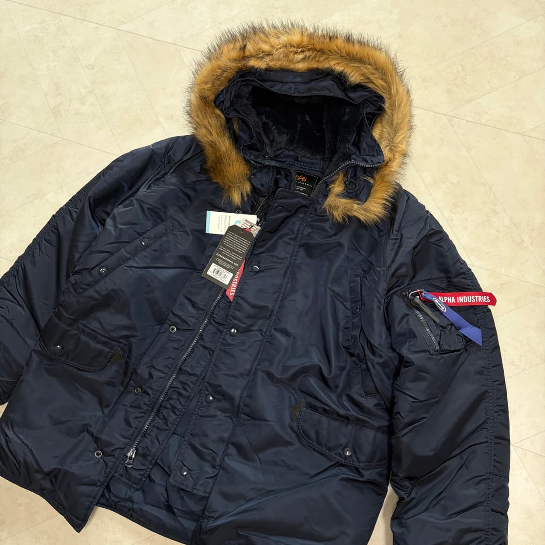 [새상품]알파인더스트리 x MMLG N3B 파카 레플리카블루 상품이미지1
