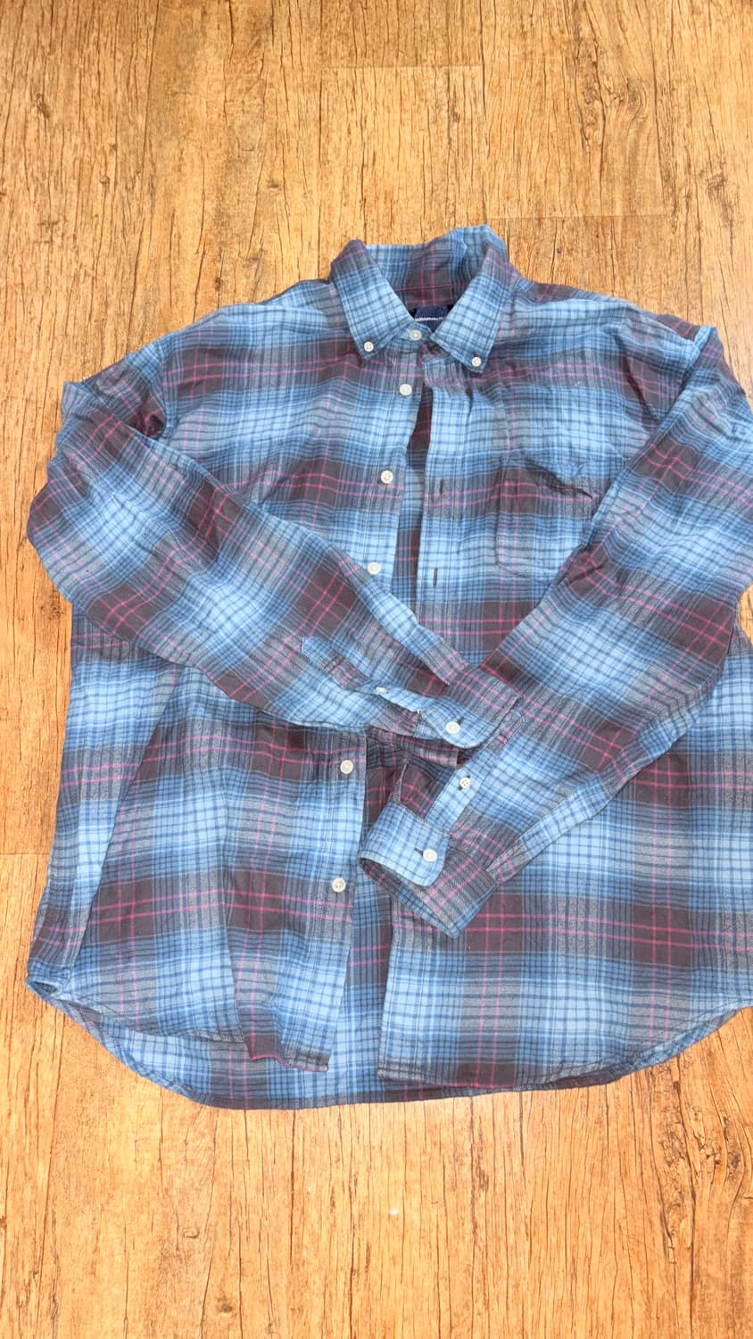 디네댓 체크패턴셔츠 상품이미지2