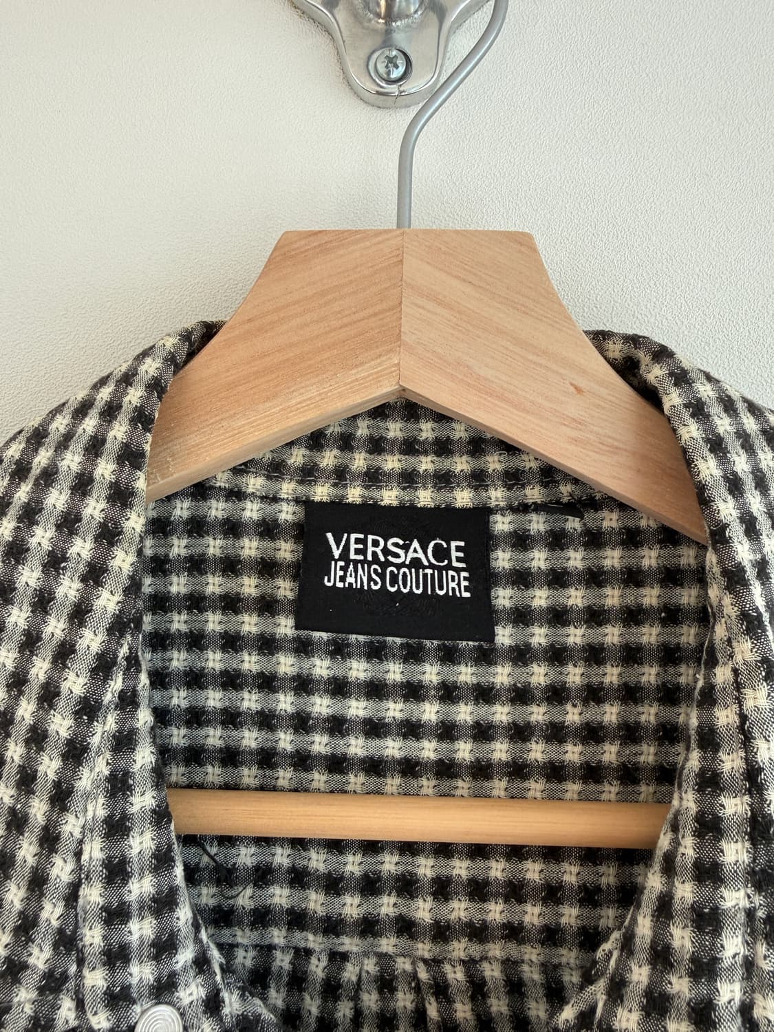 올드 베르사체 진스(VERSACE JEANS) 깅엄 체크셔츠(ITALY) 상품이미지6