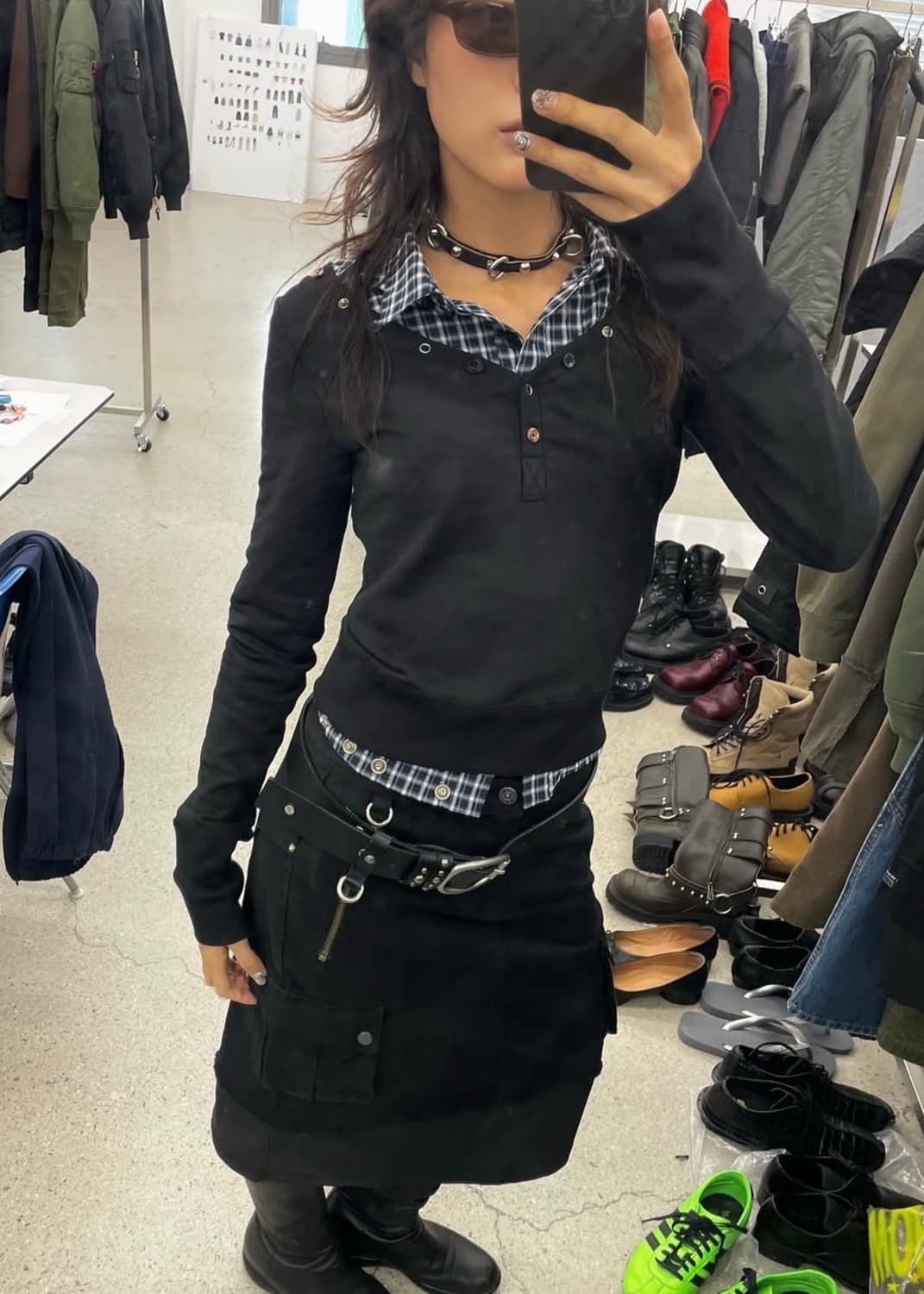 WIFFY CARGO MIDI SKIRT 상품이미지3