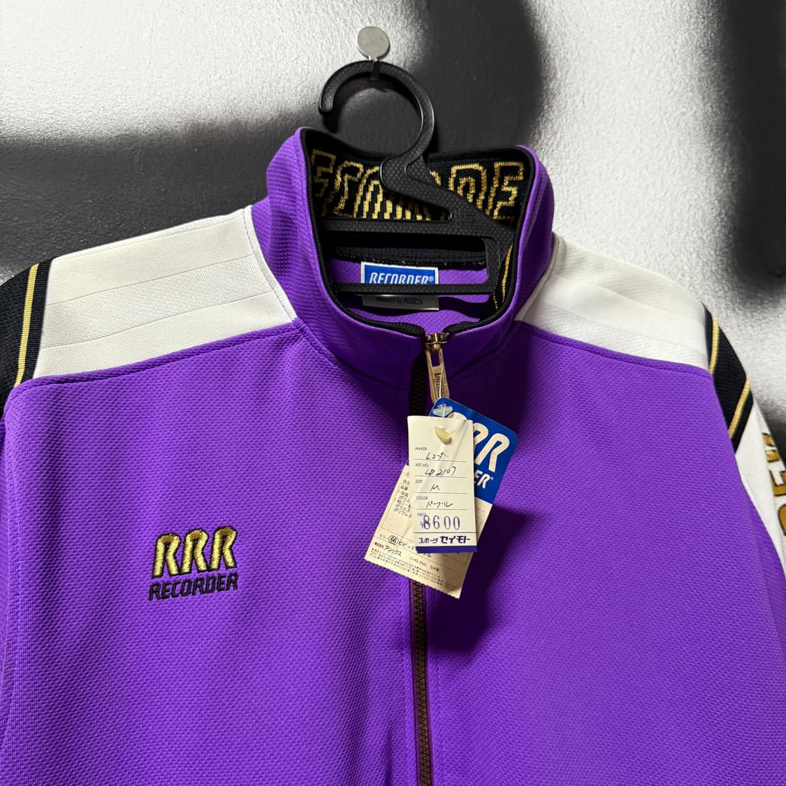 00s 아식스 데드스탁 올드스쿨 집업 져지 상품이미지3