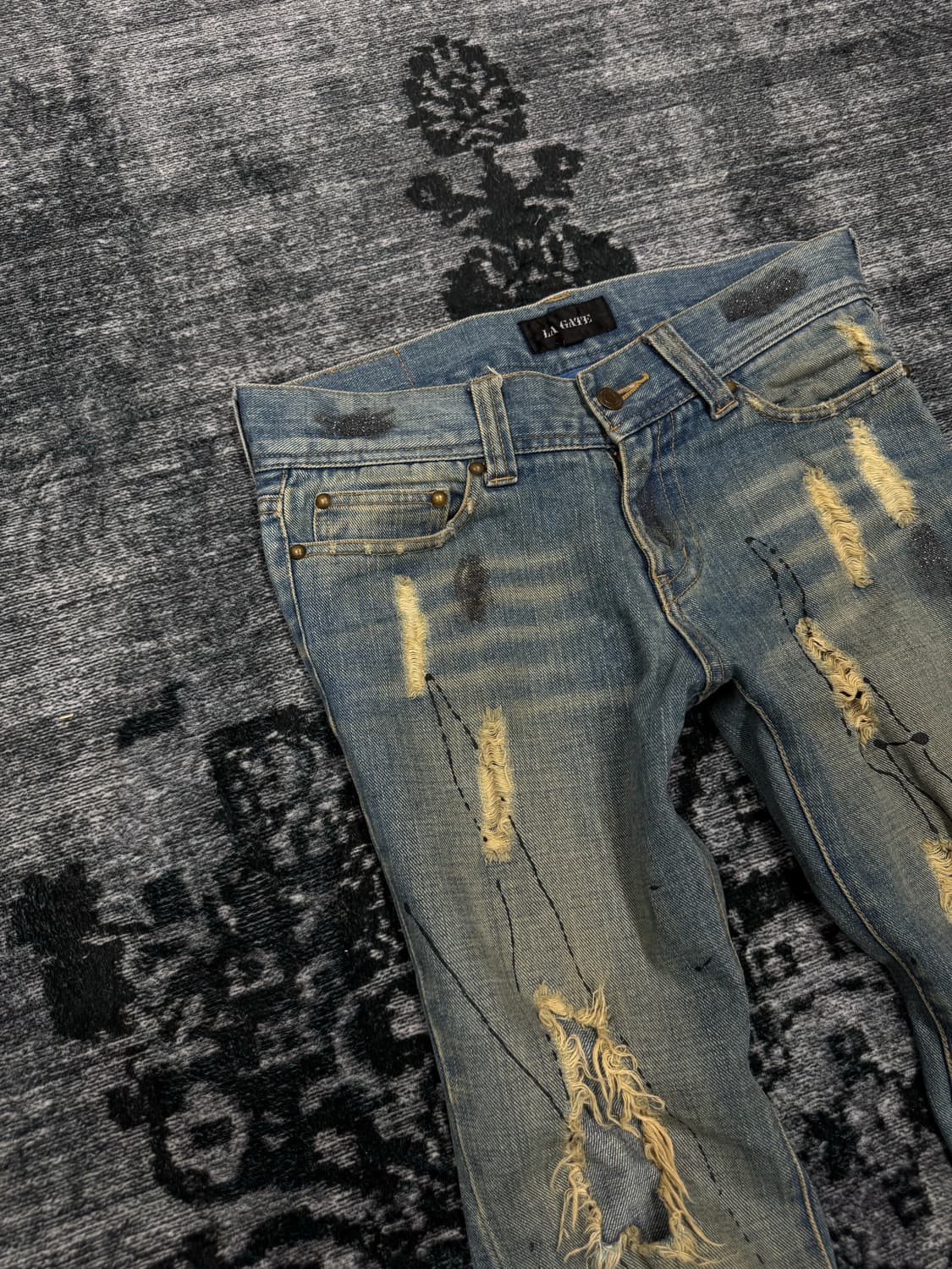 Lagate 00s archive lame coating boots cu 상품이미지3