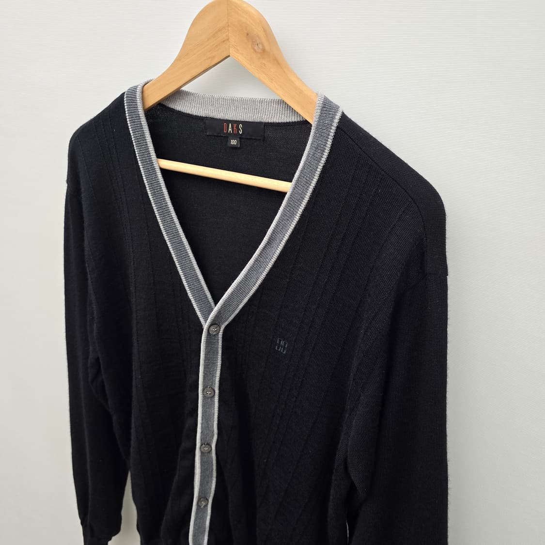 닥스골프 블랙 남성 가디건 상품이미지3