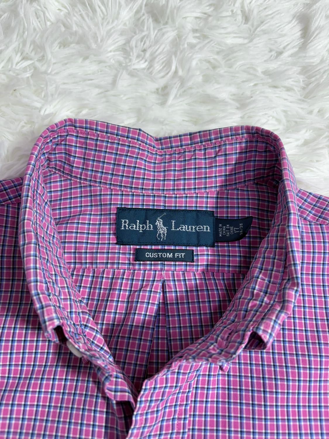 폴로 랄프로렌 포니 체크 셔츠  상품이미지7