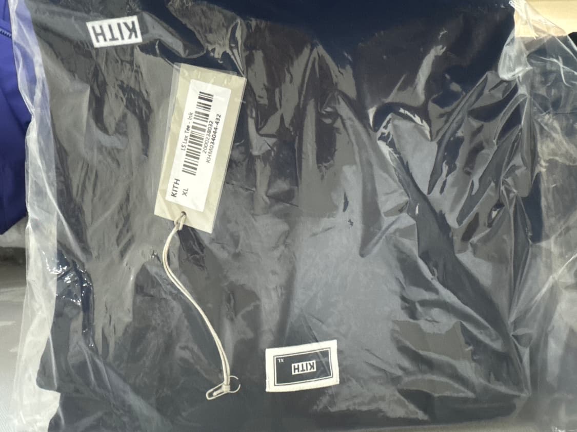 [xl] kith lax 롱슬리브 긴팔 티셔츠 ink 색상 상품이미지1