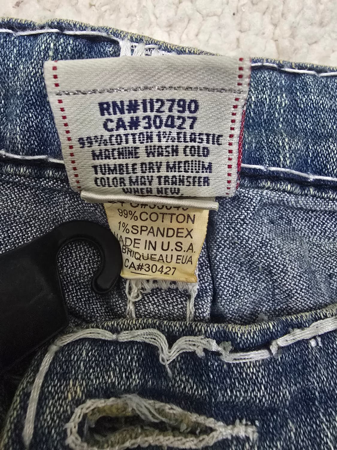 True Religion Billy Super T 청바지 31 상품이미지5
