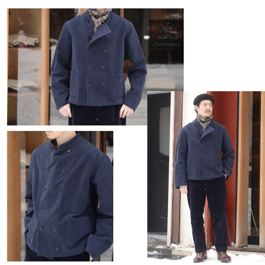 아나토미카 Aeromecano 몰스킨 더블 자켓 XL(103-105) 상품이미지2