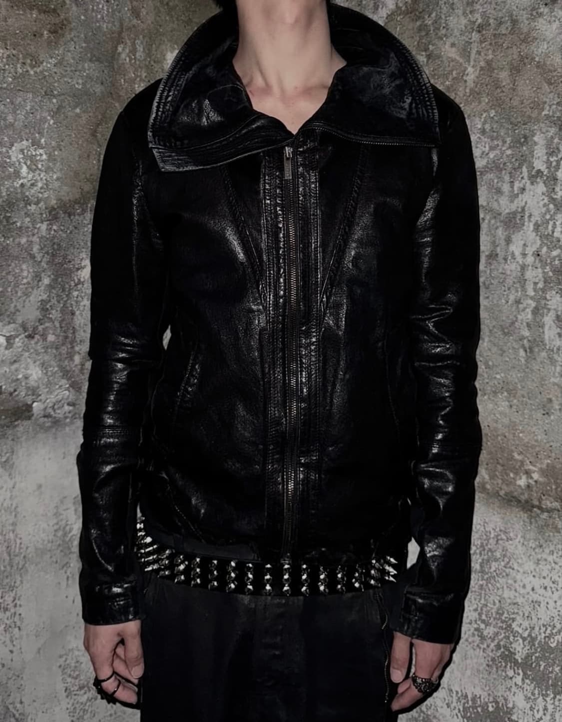 코데즈컴바인 하이넥 레더 구합니다 상품이미지1