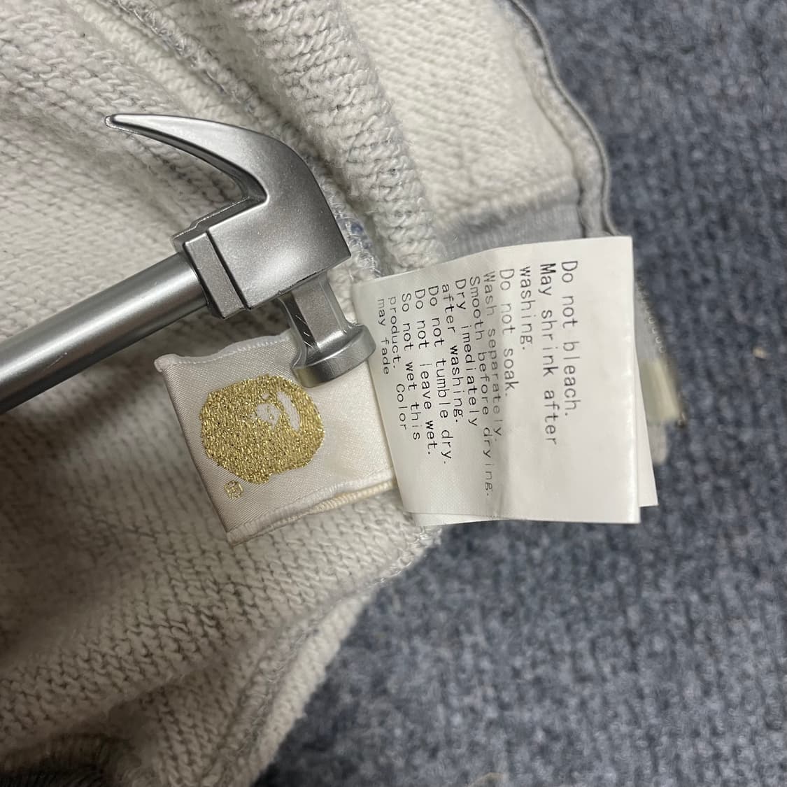 bape 스타 집업 그레이 상품이미지10