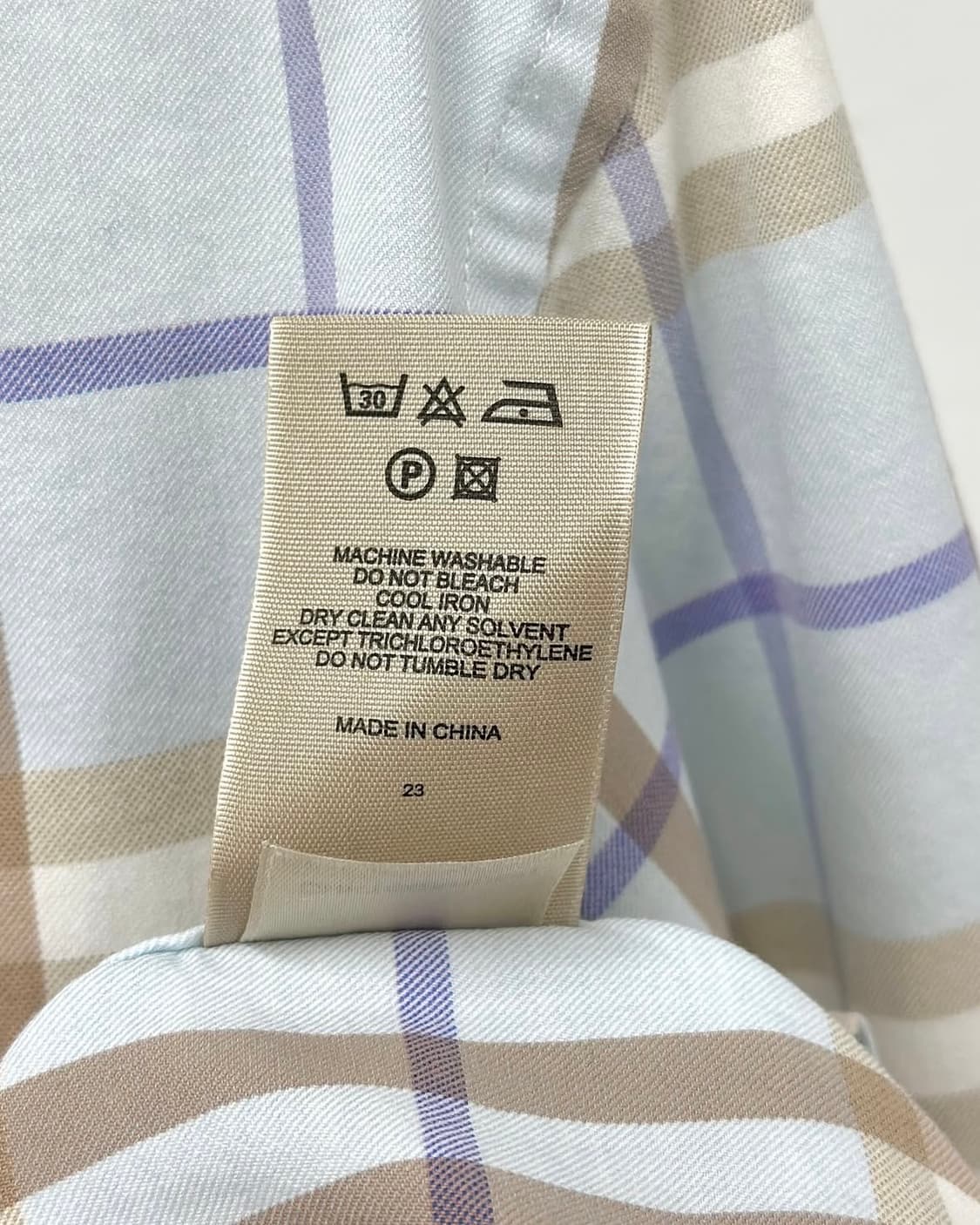 버버리 스카이 노바체크 기마로고 셔츠  상품이미지7
