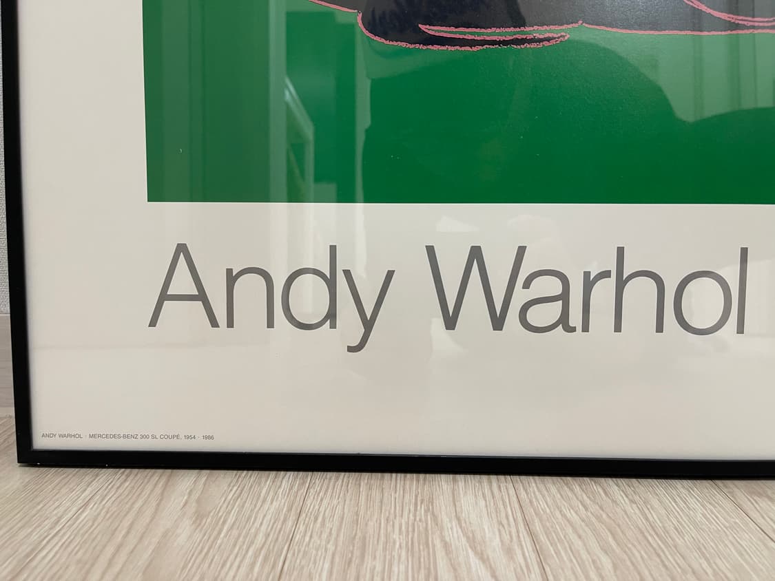 메르세데스 벤츠 x 앤디워홀 아트 포스터 AD1986 BENZ 300 상품이미지2