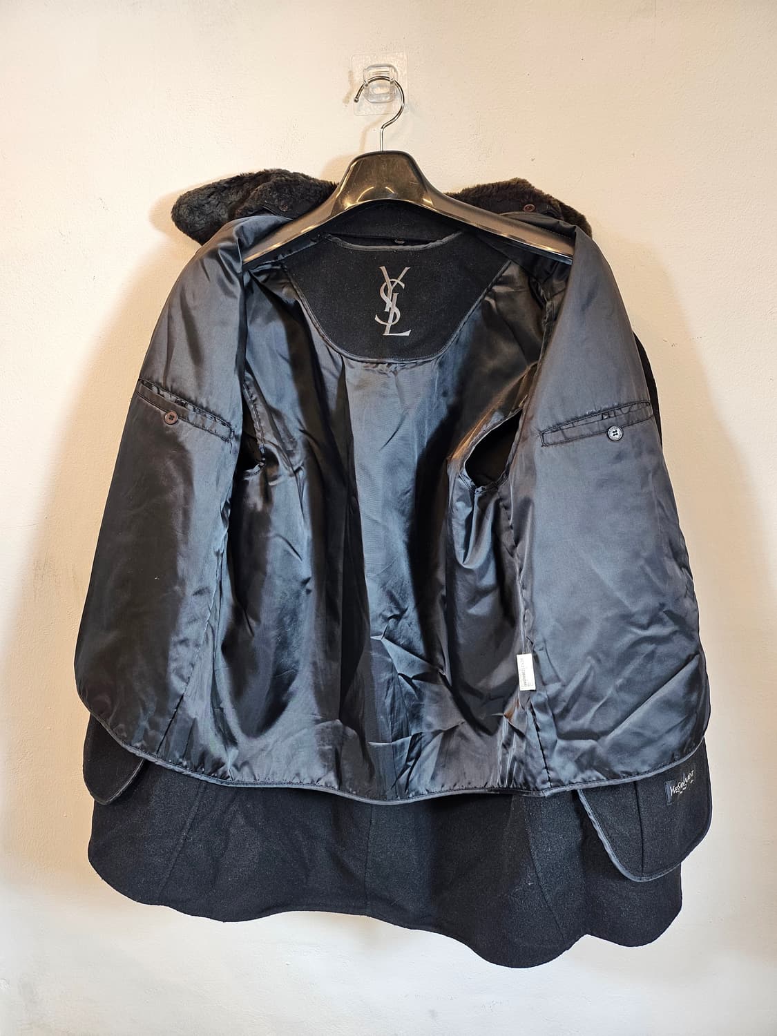 YSL 입생로랑 헤링본 모직코트 105 XL 새제품급 상품이미지7