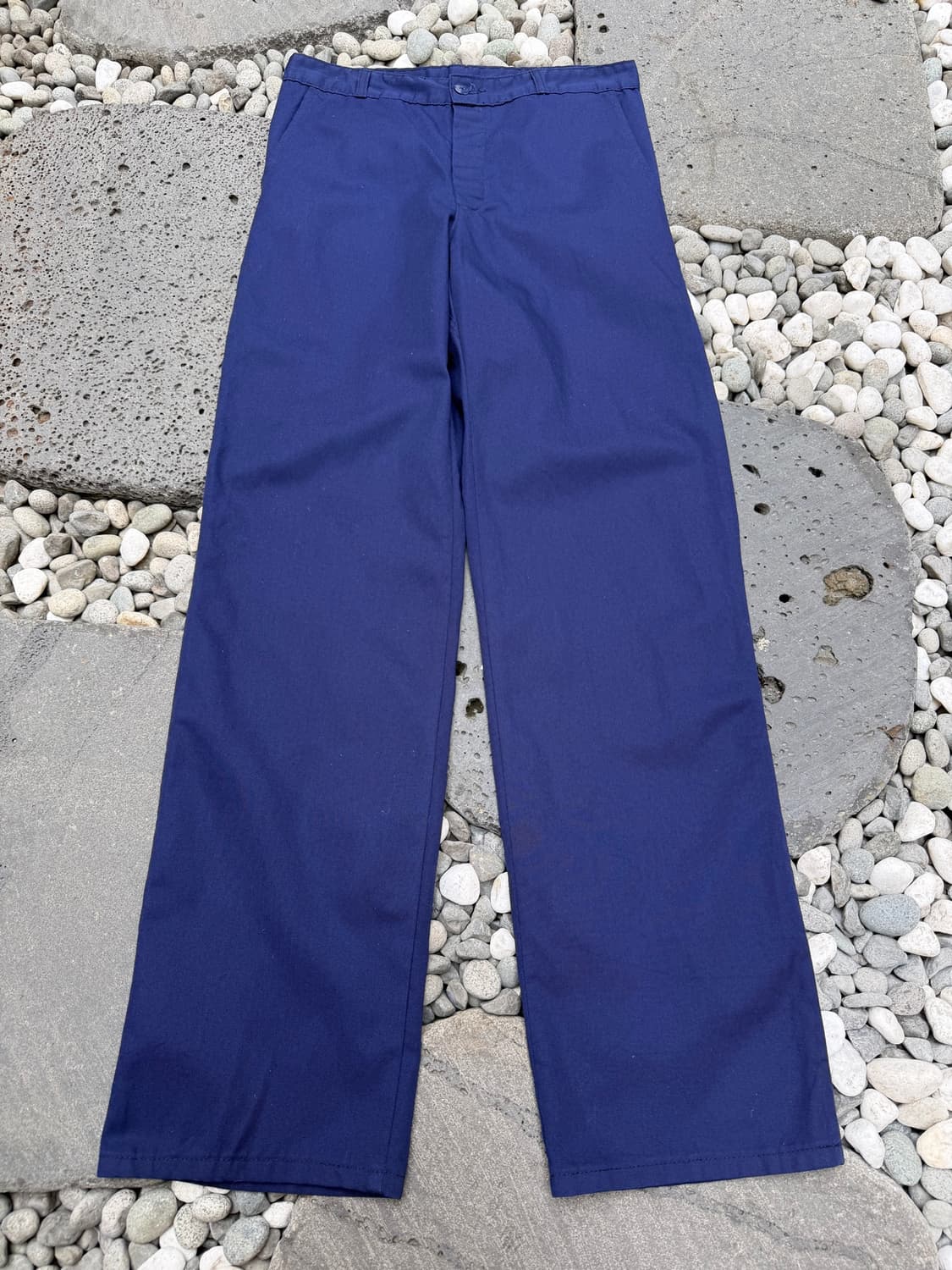 1990s ERGOS FRENCH NAVY BLUE 프렌치워크팬츠 상품이미지1
