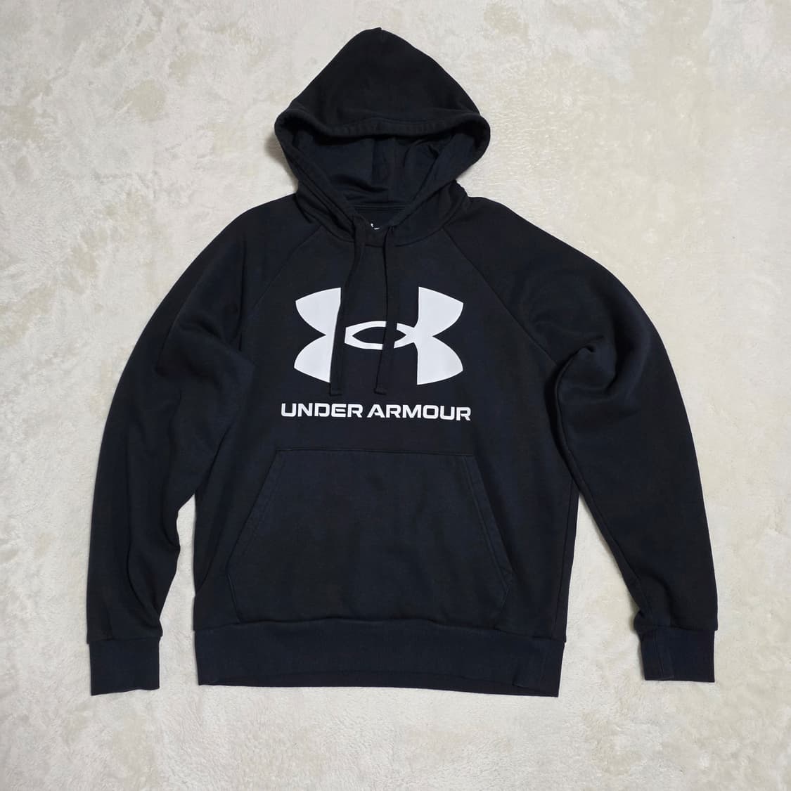 (M)언더아머 후드티 블랙 상품이미지1