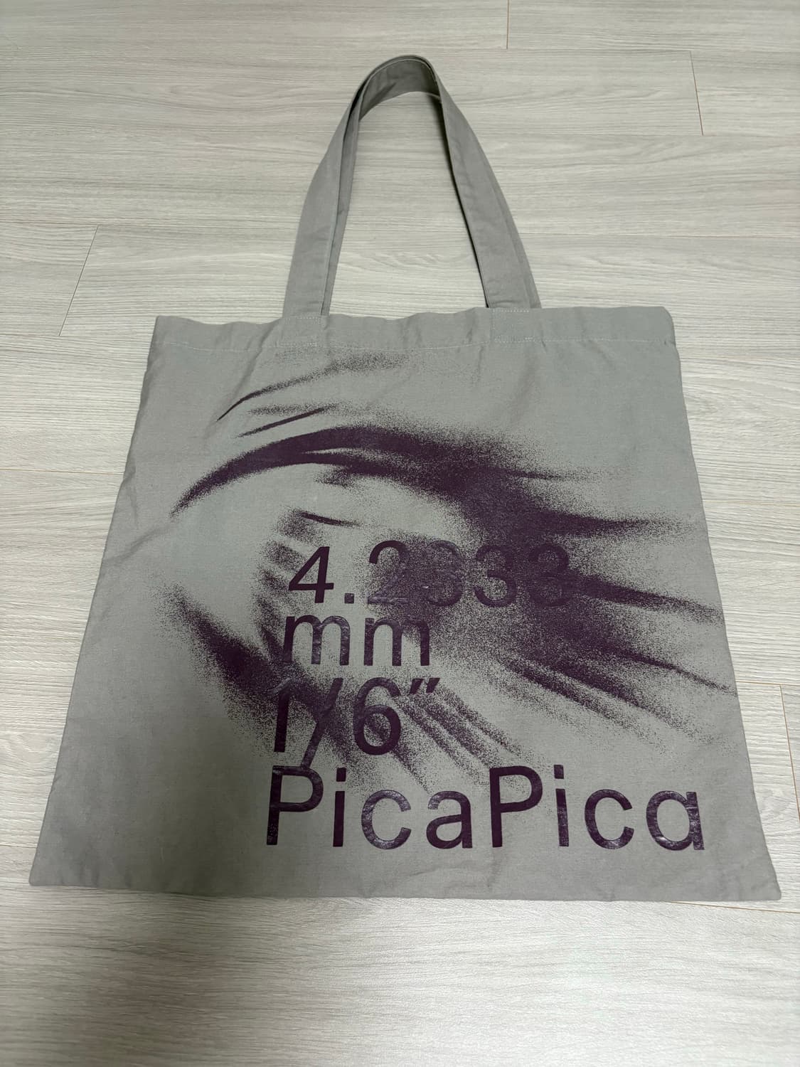 EYES COTTON SHOULDER BAG (grey) 상품이미지1