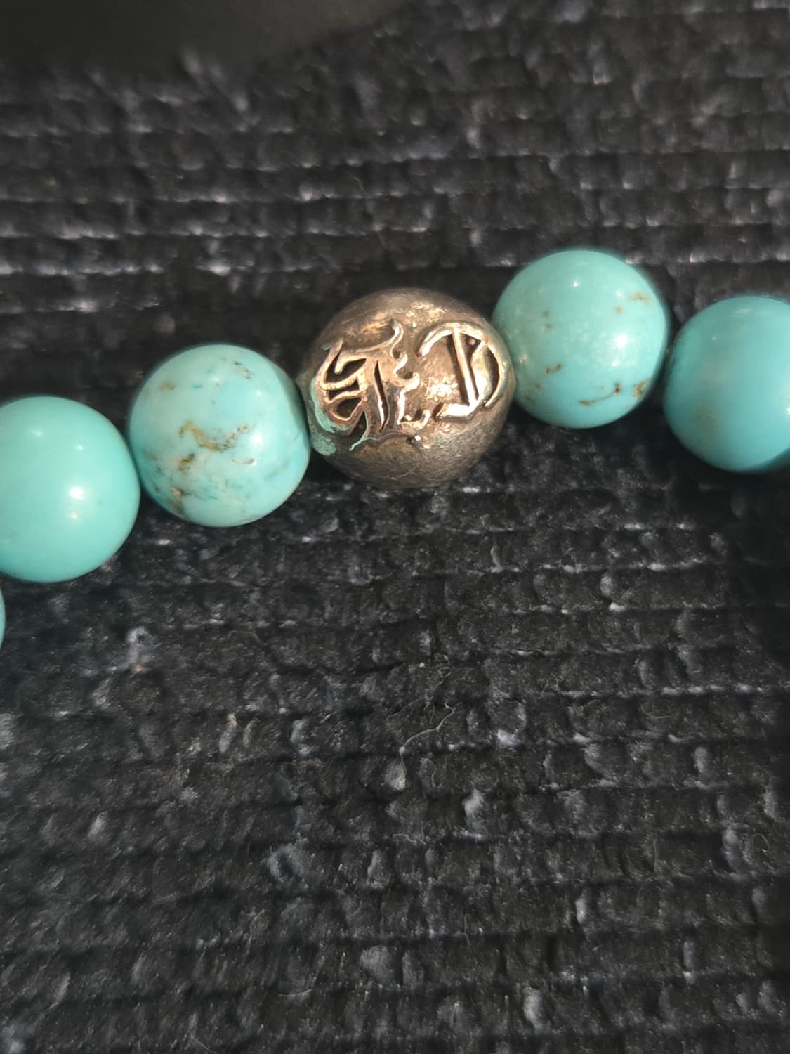 크롬하츠 천연 터키석 팔찌 2개 정품 상품이미지7