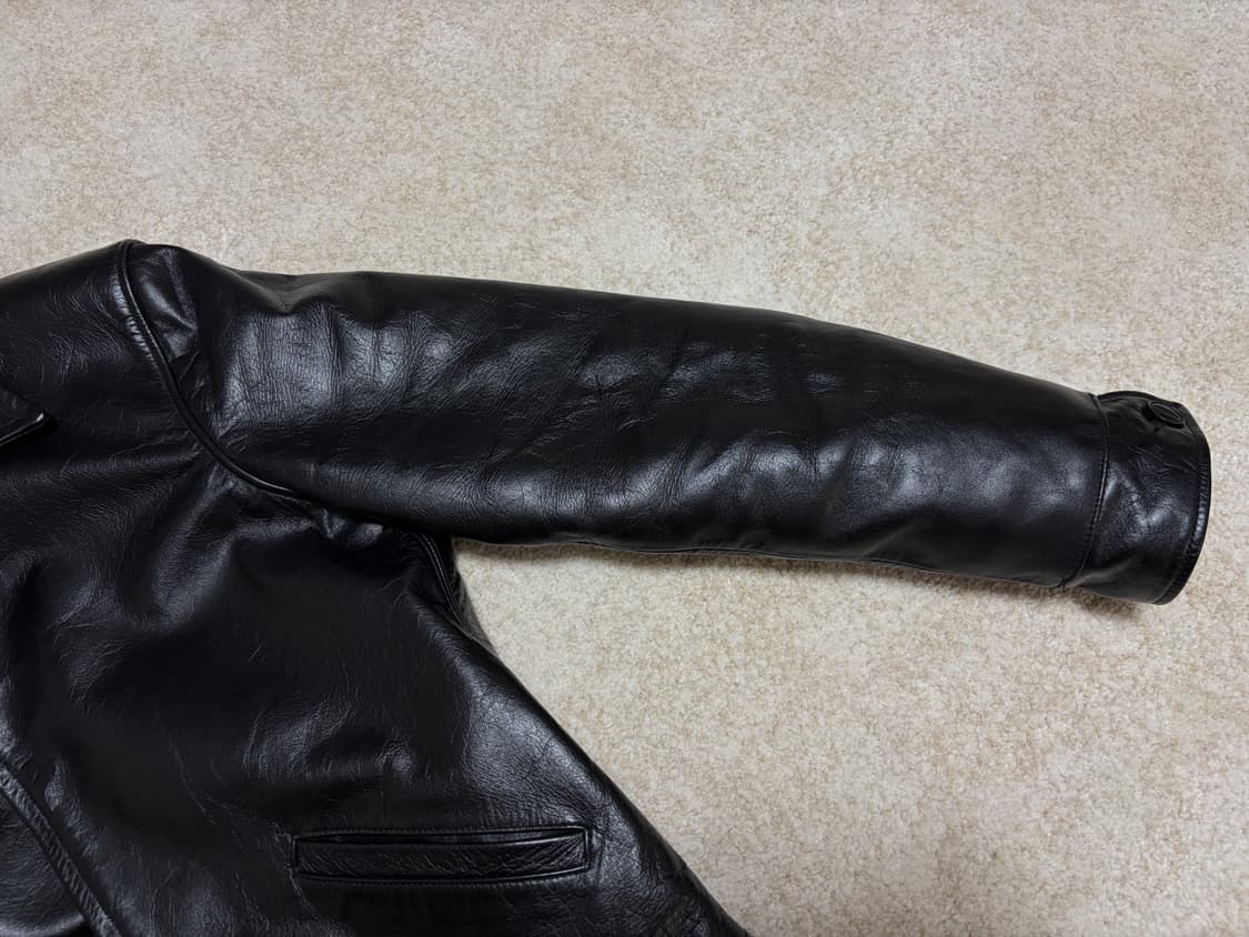 곤조2 가죽자켓 / 곤조티비x아카펠라클로딩 자켓 판매 상품이미지4