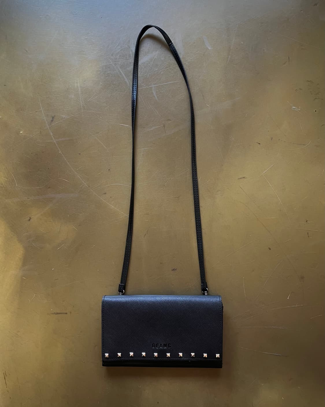 BEAMS Japan Rock Studs Leather Cross Bag 상품이미지2