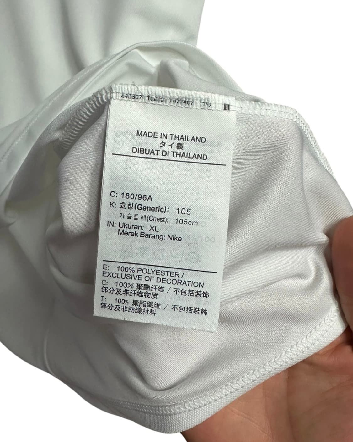 나이키 드라이핏 골프 반팔 빅토리 카라티셔츠 화이트 XL size 상품이미지5
