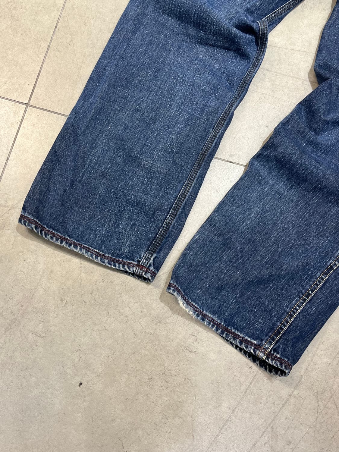 Diesel Industry 빈티지 워싱 와이드 데님 팬츠 상품이미지8