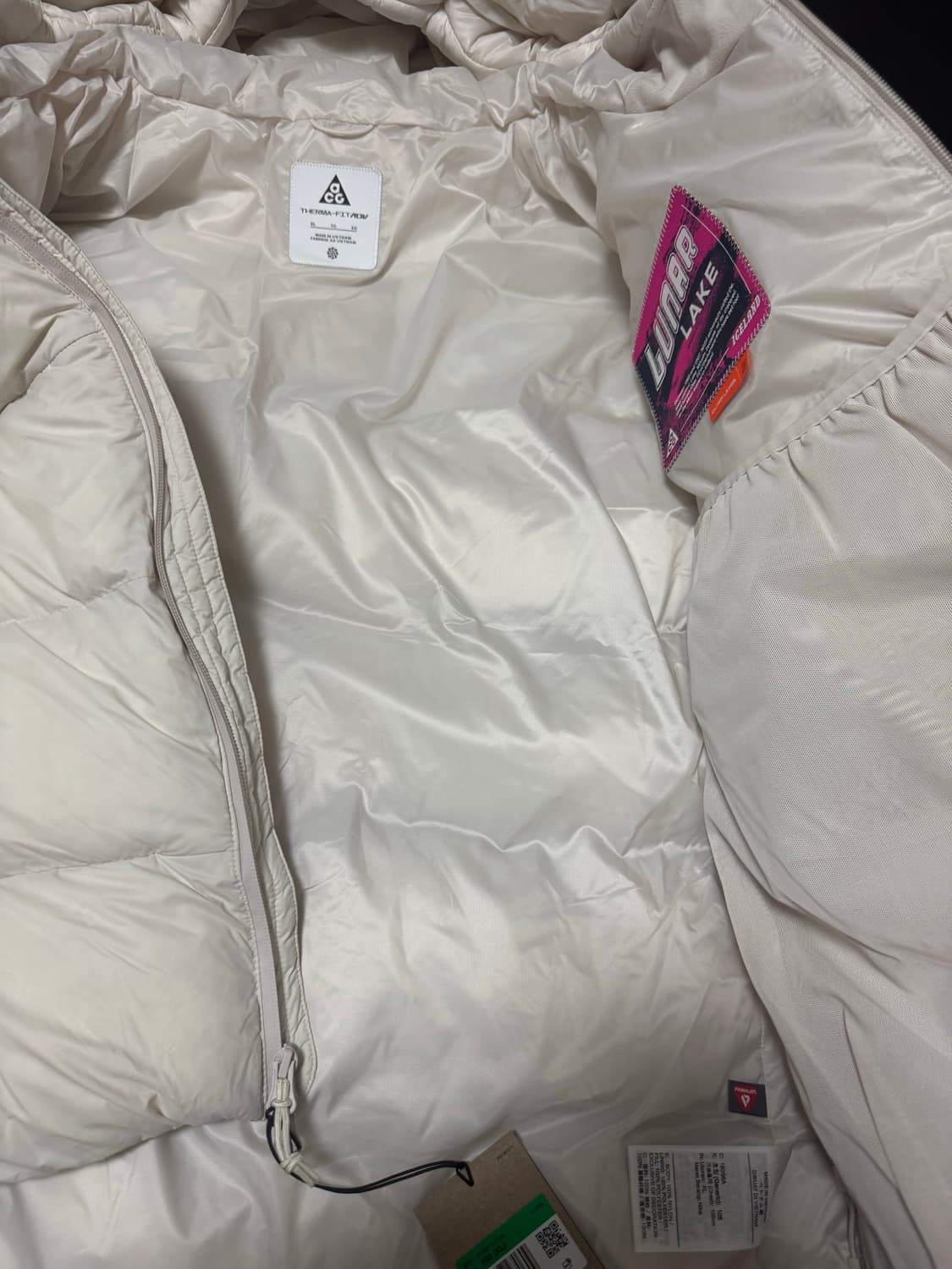 정품새제품 나이키 acg 써마핏 루나레이크 패딩 adv 오어우드 XL 상품이미지2