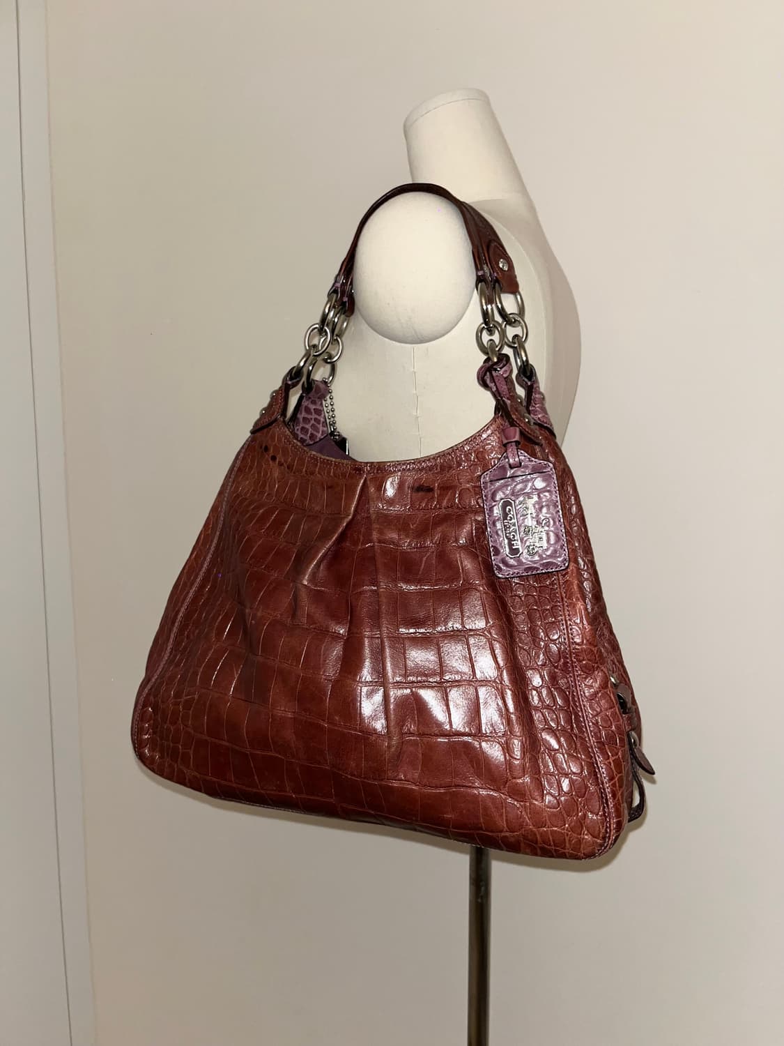 📦2000ss Coach alligator skin bag 상품이미지1