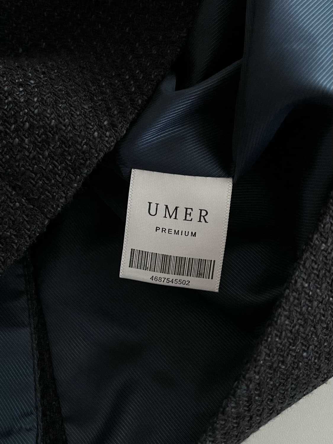F) 유메르 프리미엄 트위드 자켓 네이비 상품이미지5