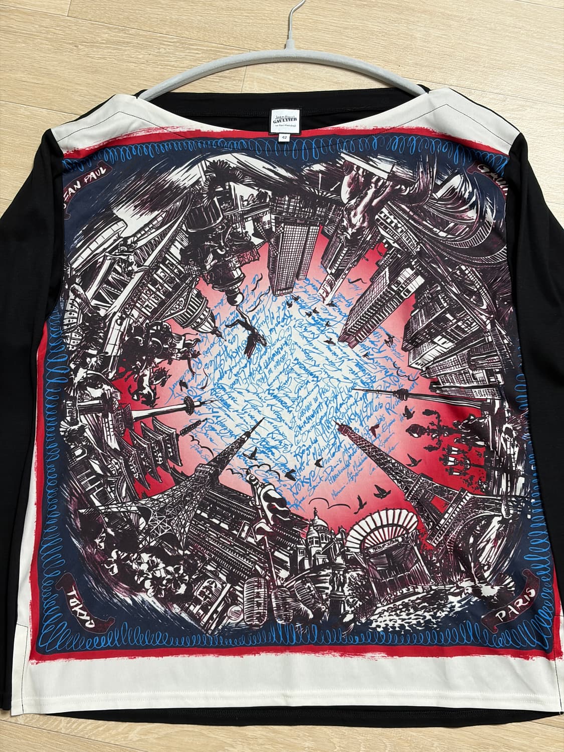 장폴고티에 보트넥 롱슬리브 티셔츠 상품이미지3