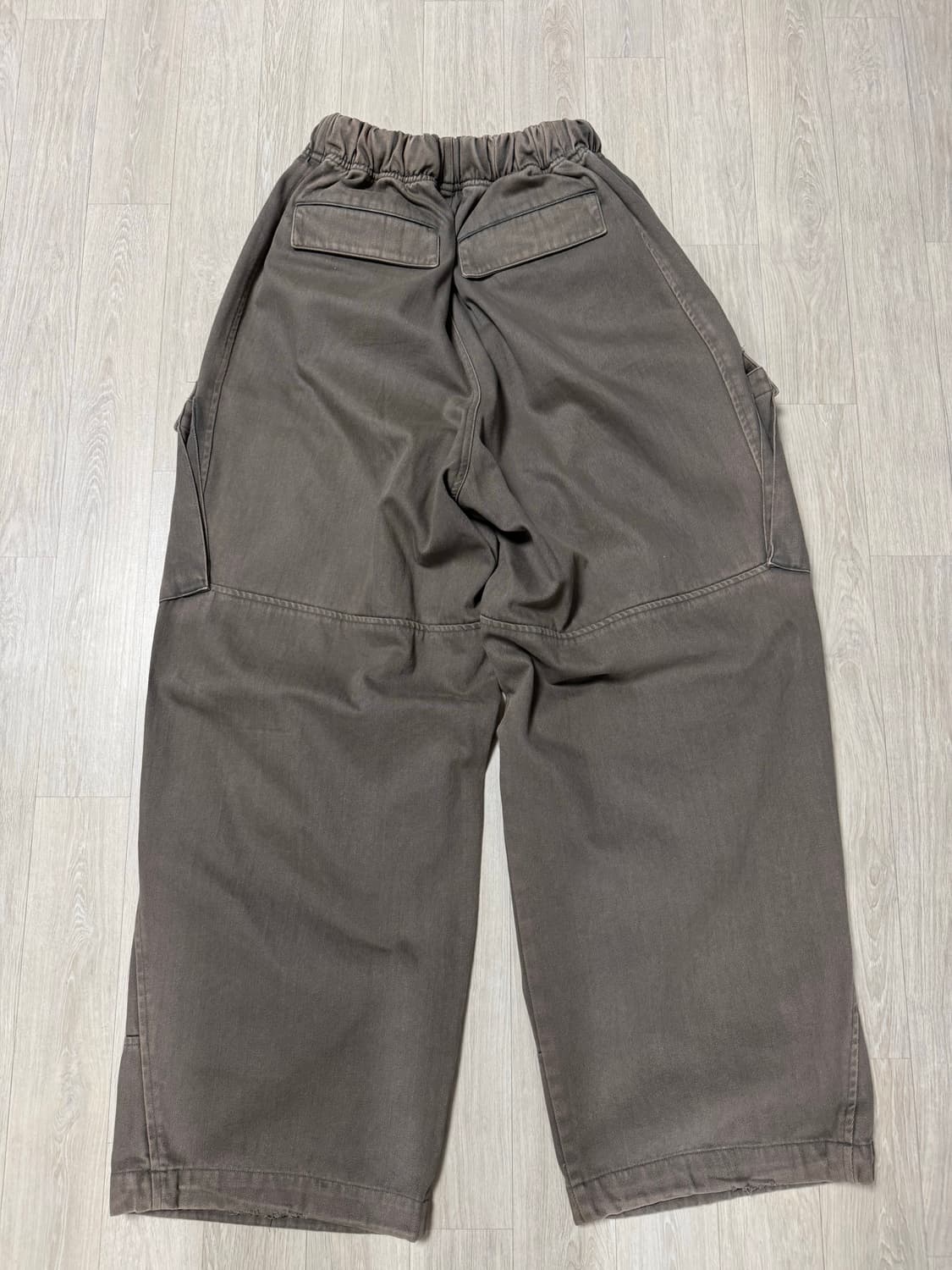 해칭룸 밀팬츠 워시드올리브 3사이즈(M) 상품이미지2